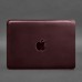 Шкіряний чохол для MacBook 14 дюйм Бордовий Crazy Horse