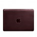 Шкіряний чохол для MacBook 14 дюйм Бордовий Crazy Horse